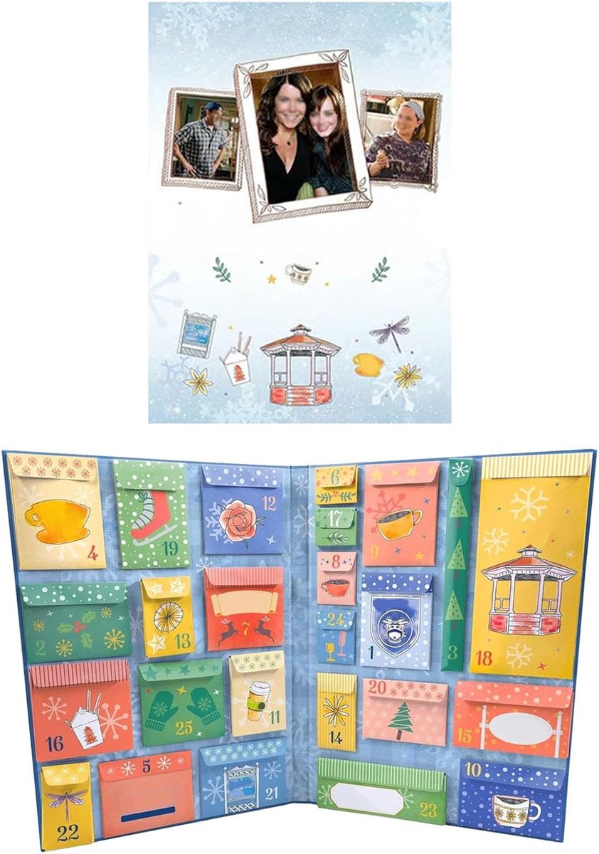 Adventskalender voor meisjes - 25 dagen aftellen - met verzameldecoraties en stickers - voeg kerstmagie toe aan je huis - ShopVlot