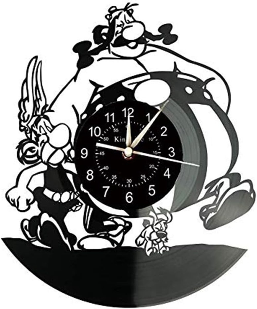 Creatieve Wandklok van 30 cm met Anime Personages, Perfect Cadeau voor Anime Fans en Verza