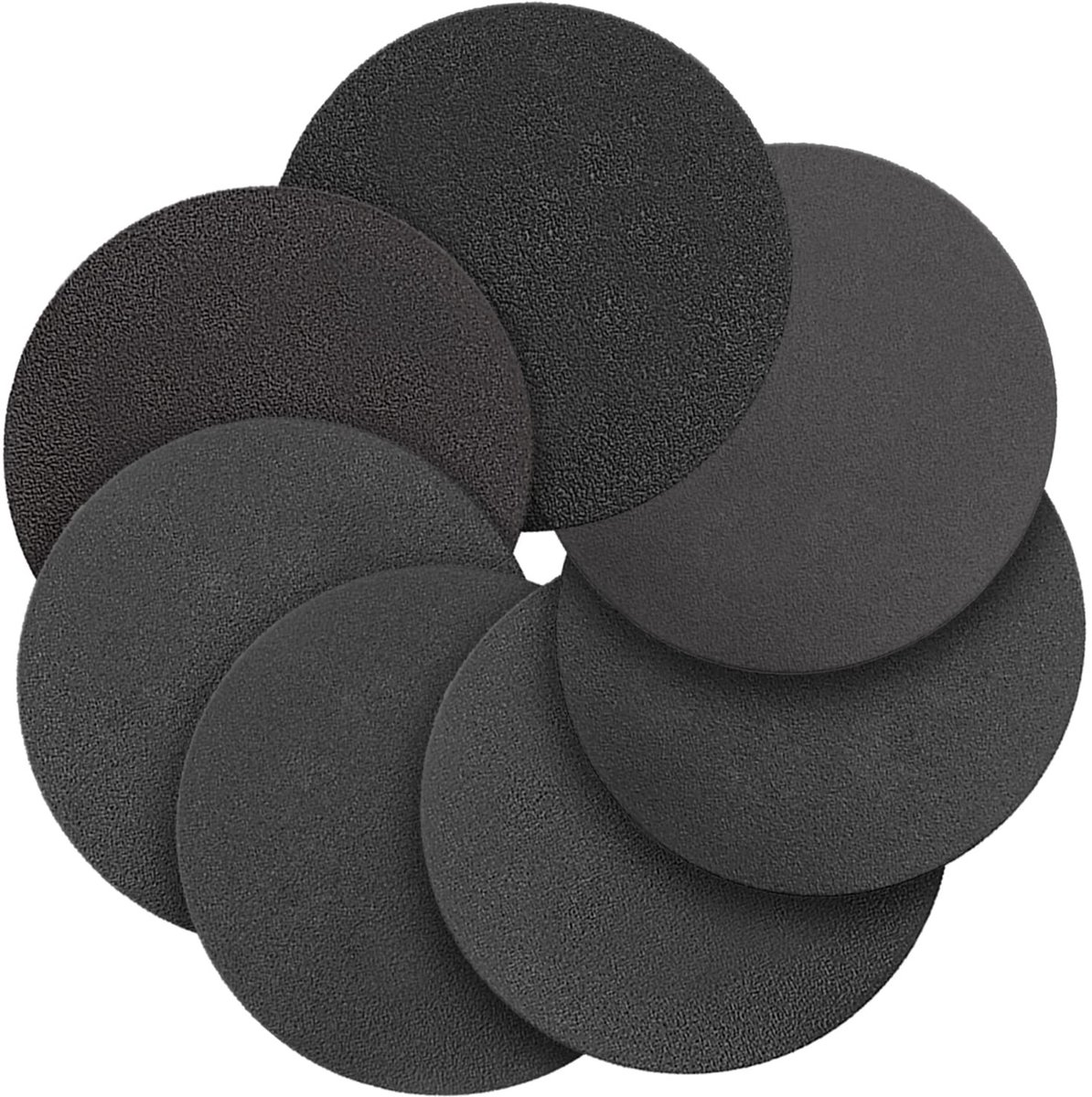 Inovra- Schuurschijven 35 Stuks - 125 mm - Korrel 40/60/80/120/150/180/240 - Geschikt voor Excentrische Schuurmachines - Aluminiumoxide - Ideaal voor Schuren en Polijsten - Schuurpapier