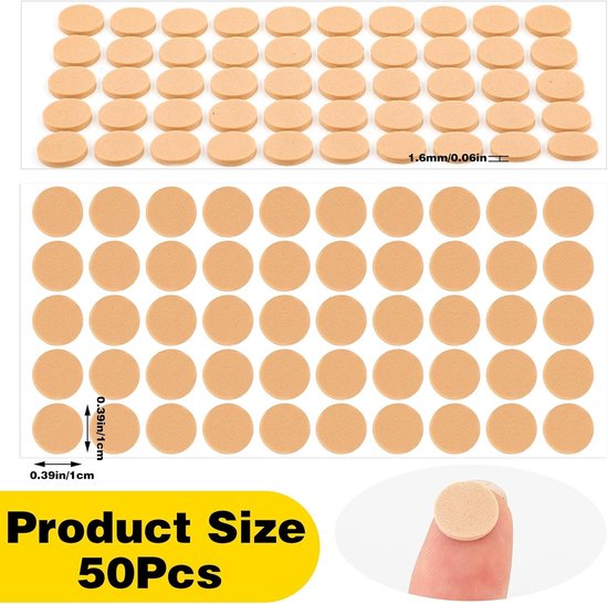 Set van 200 Onzichtbare Oorlel Steun Patches, Waterdichte Adhesieve Pads voor Zware Oorbellen, Stabilisatie en Vermindering van Oorbelasting — afbeelding 5
