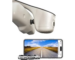 4K Dash Cam - Autocamera Video - Rijden Vastleggen - Geïntegreerde Look - 128GB Kaart - Beige