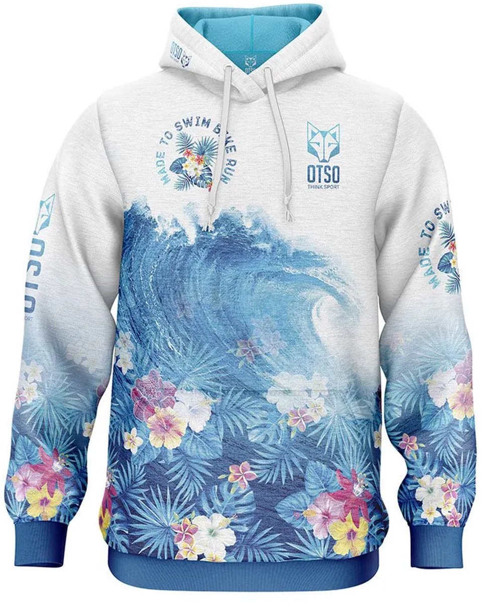 Otso Swim Bike Run Wave Hoodie Veelkleurig S