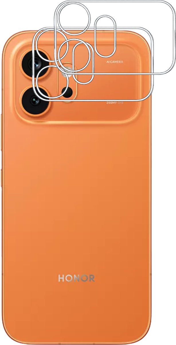 Camera Protector geschikt voor Honor 600 5G - 2 stuks van glas Transparante glazen