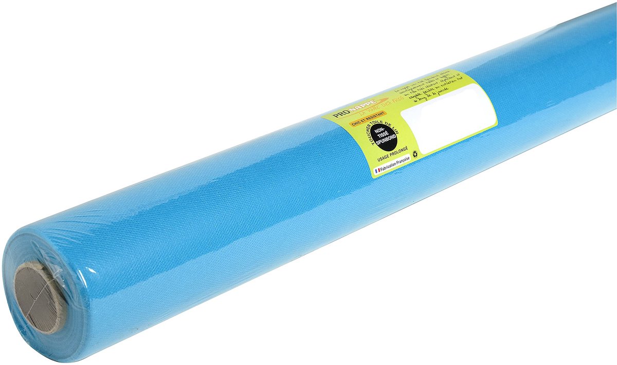 SnelShoppen - Pro tafelkleed - wegwerptafelkleed uit Spunbond - rol 50 m x 1,20 m - turquoise blauw - scheurvast, waterafstotend, afwasbaar - ideaal v