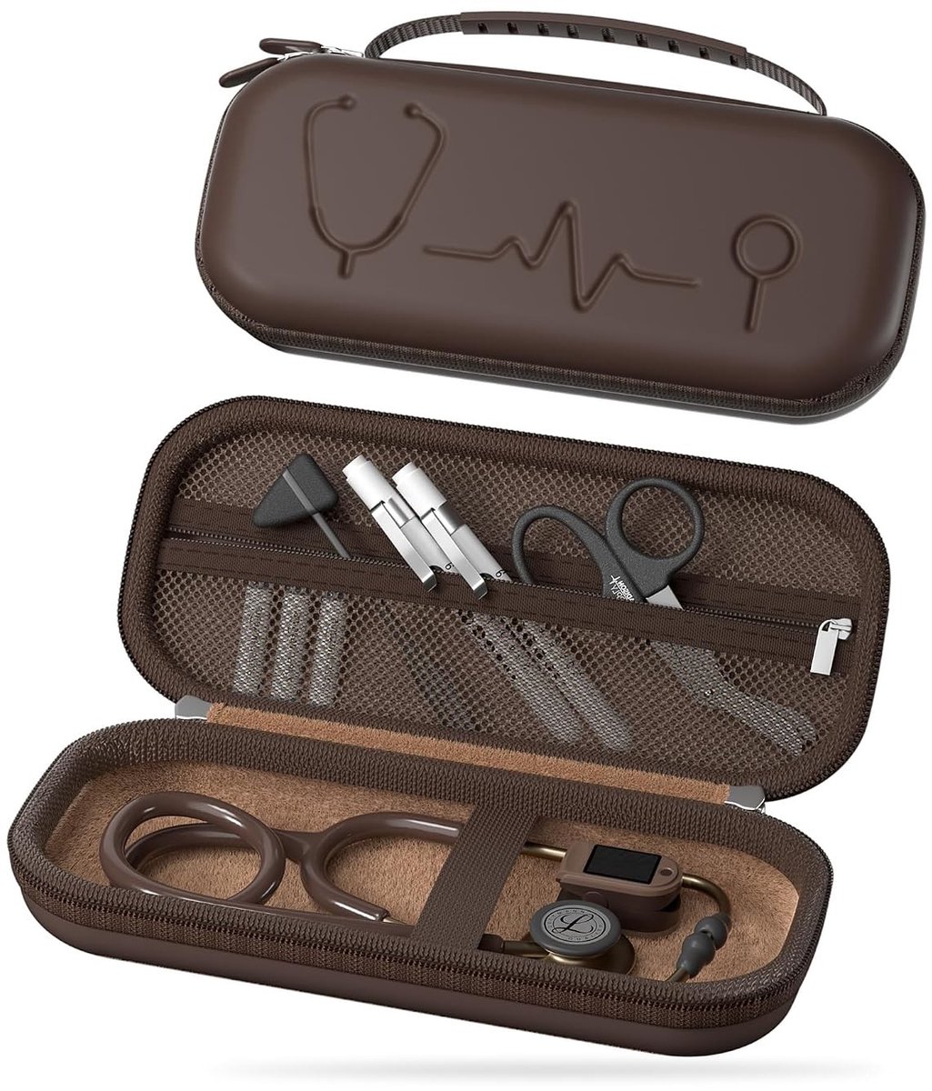 Stethoscoop Tas Geschikt voor Medi-Inn, 3M Littmann en MDF Modellen, Ideale Medicijntas voor Verpleegkundigen met Draaggreep en Bescherming
