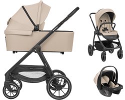 Kikkaboo Modena 3-in-1 Kinderwagen - Beige