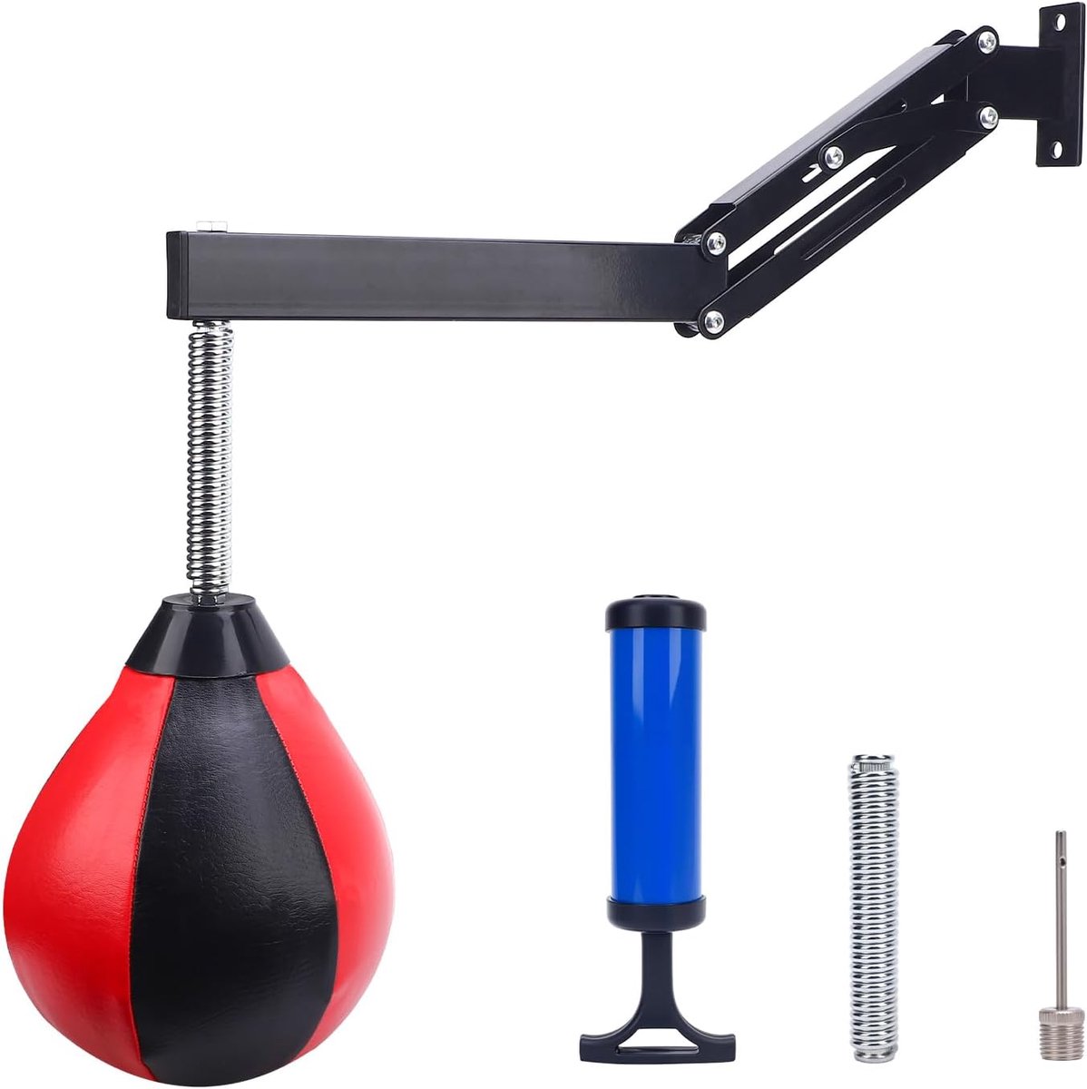 SnelShoppen - Speed Balls, verstelbare hangende speedbalrack ballen, muur gemonteerde bokszak voor jongeren en volwassenen, home gym training en stres