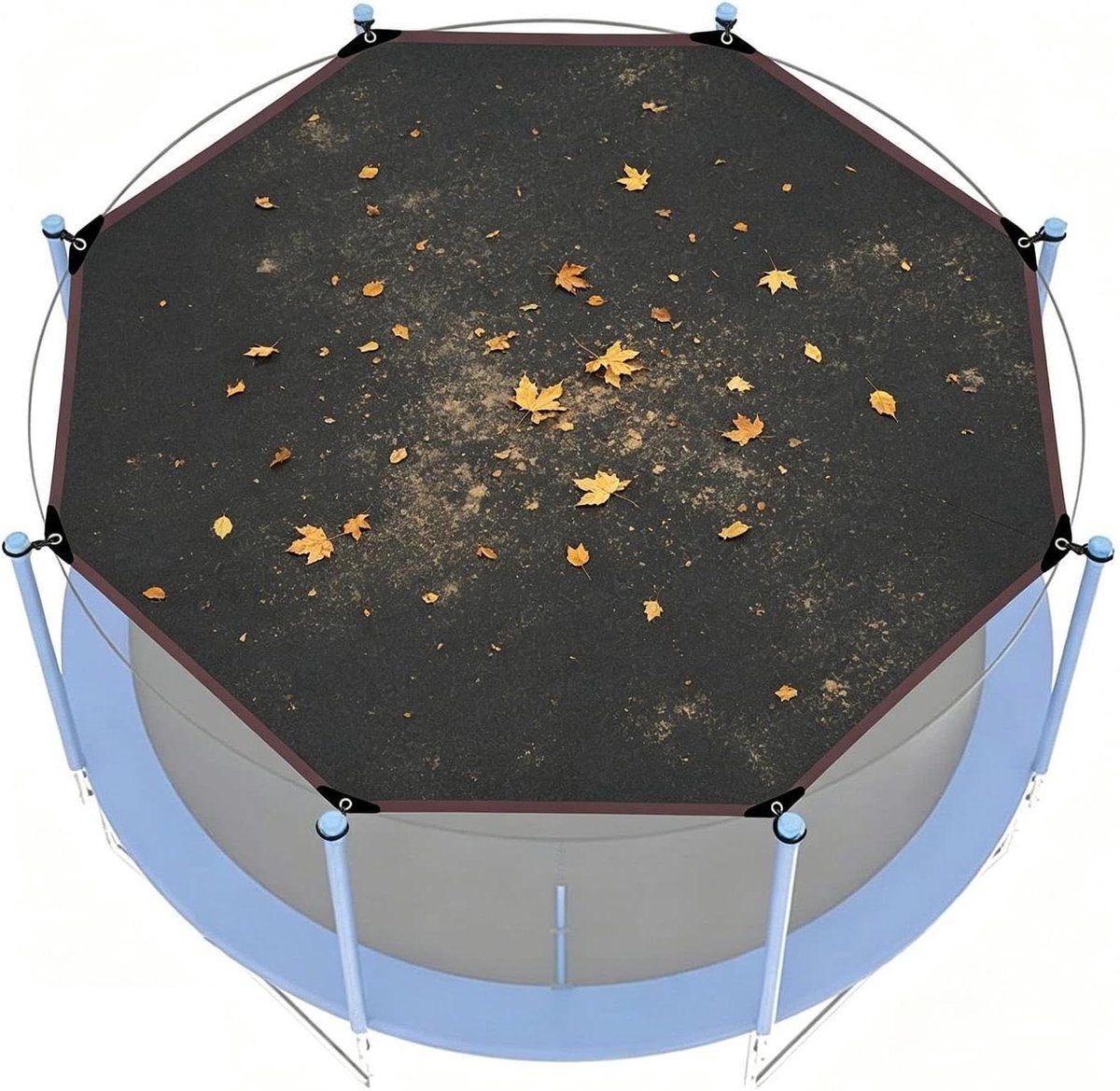 Trampoline Schaduwhoes - Trampoline Beschermhoes Zon - Buiten Spelen - Wind- en Regenbestendig - 10ft 12ft 44ft - Meerkleurig