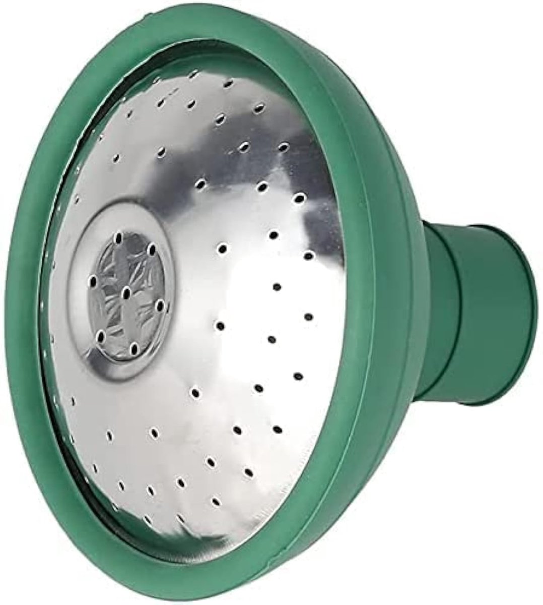 SnelShoppen - Kunststof en metalen gieter met universele watersproeier, 1 stuk, ideaal voor tuinirrigatie, 6 cm hoog, 8,5 cm mondstuk, perfect voor bu