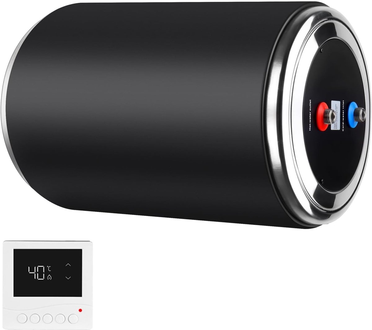 SnelShoppen - Double Power Hot Kettle 15L - 12V DC & 230V AC - Geschikt voor Camping, Caravans, Motorhomes - Hoge Capaciteit, Drukbestendig - Europese