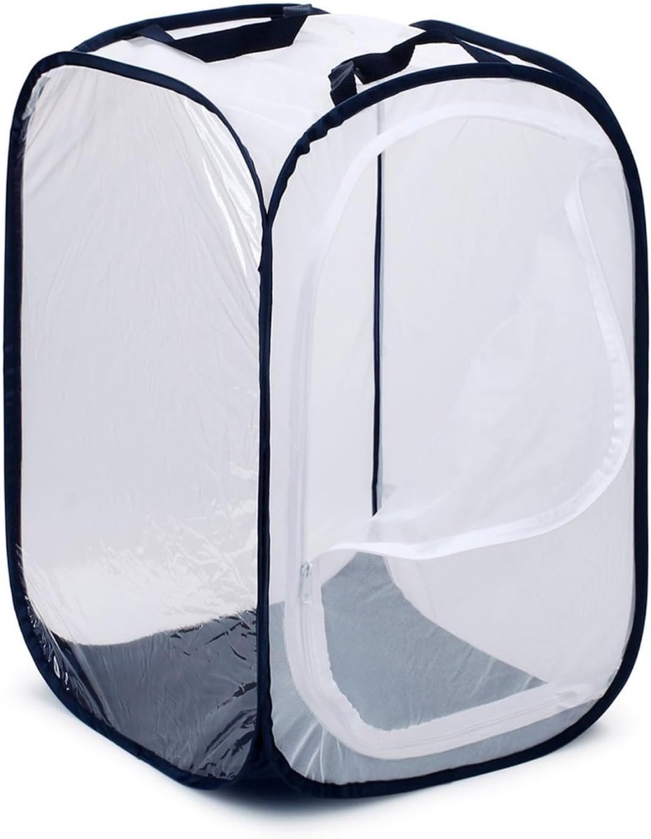 SnelShoppen - Insecten Butterfly Habitat Vouwbare Pop-up Insectenkooi voor Rups en Vlinder, Mesh Cage voor Insecten, Ideaal voor Kinderen en Tuin, 50x