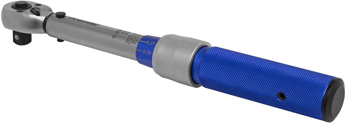 SnelShoppen - Momentsleutel 3/8" Vierkant Micrometer Stijl 5-25Nm Gekalibreerd, Professionele Sleutel voor Sleutelen en Onderhoud, Duurzaam en Nauwkeu