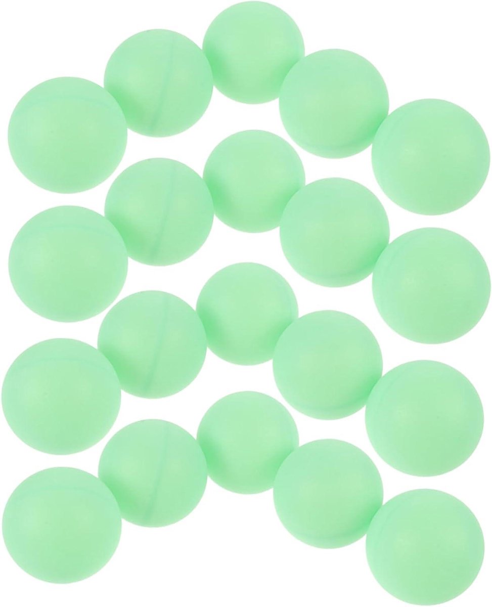 Glow in the Dark Pingpongballen - Lichtgevende Tafeltennisballen - Nachtelijke Spellen - Zelfopladend Lichtgevend - 4 cm - Wit