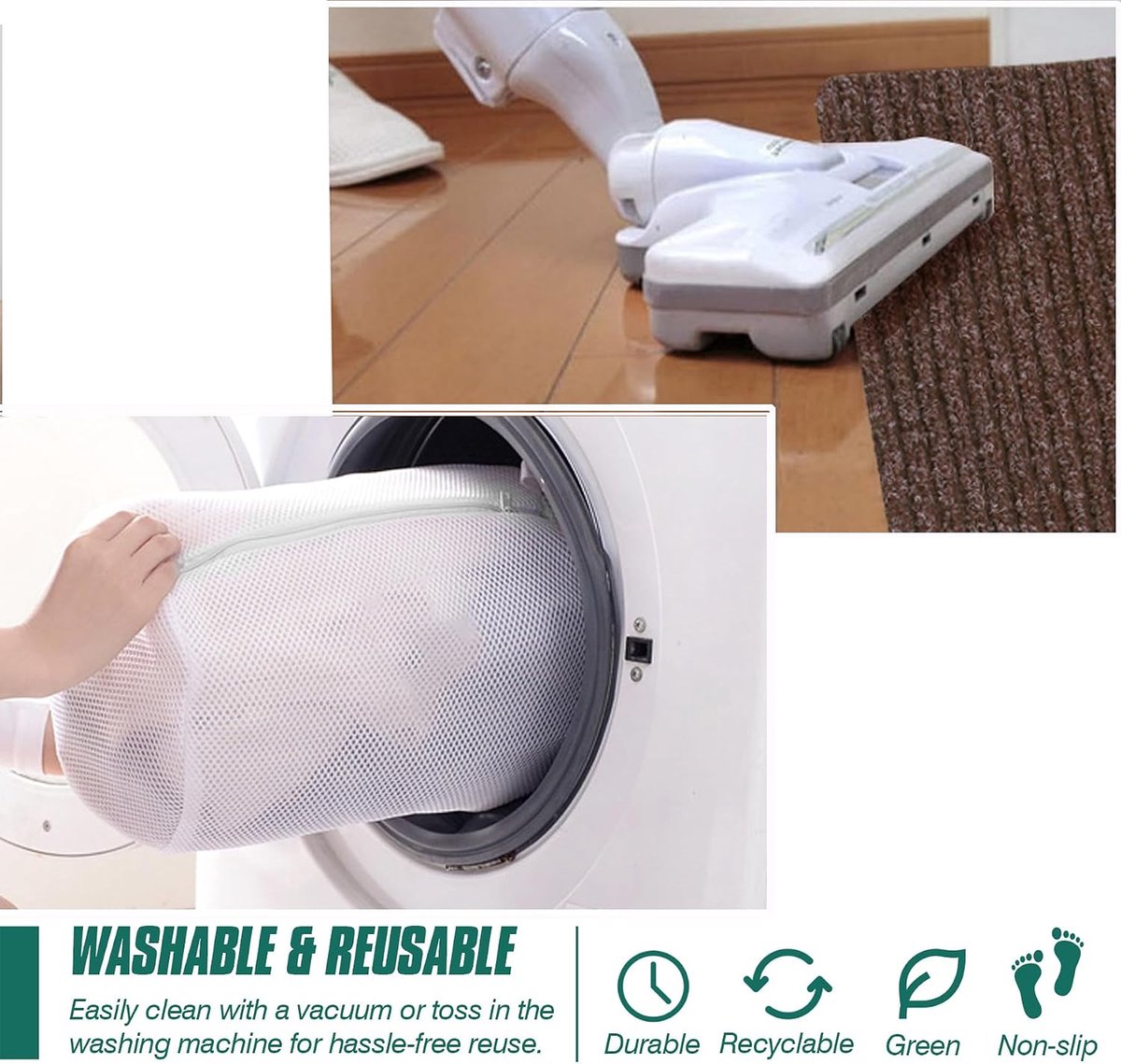 15 Pack traptreden tapijt 76 x 20 cm antislip indoor trappads