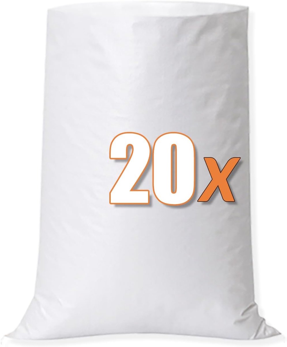 20 stuks weefselzakken, PP-weefselzakken, 50 x 90 cm, leuke, stabiele