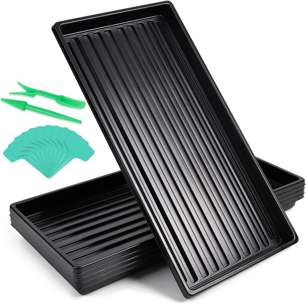 5 stuks, 51 x 25 cm, herbruikbaar, kweekbak Zaaibakken met