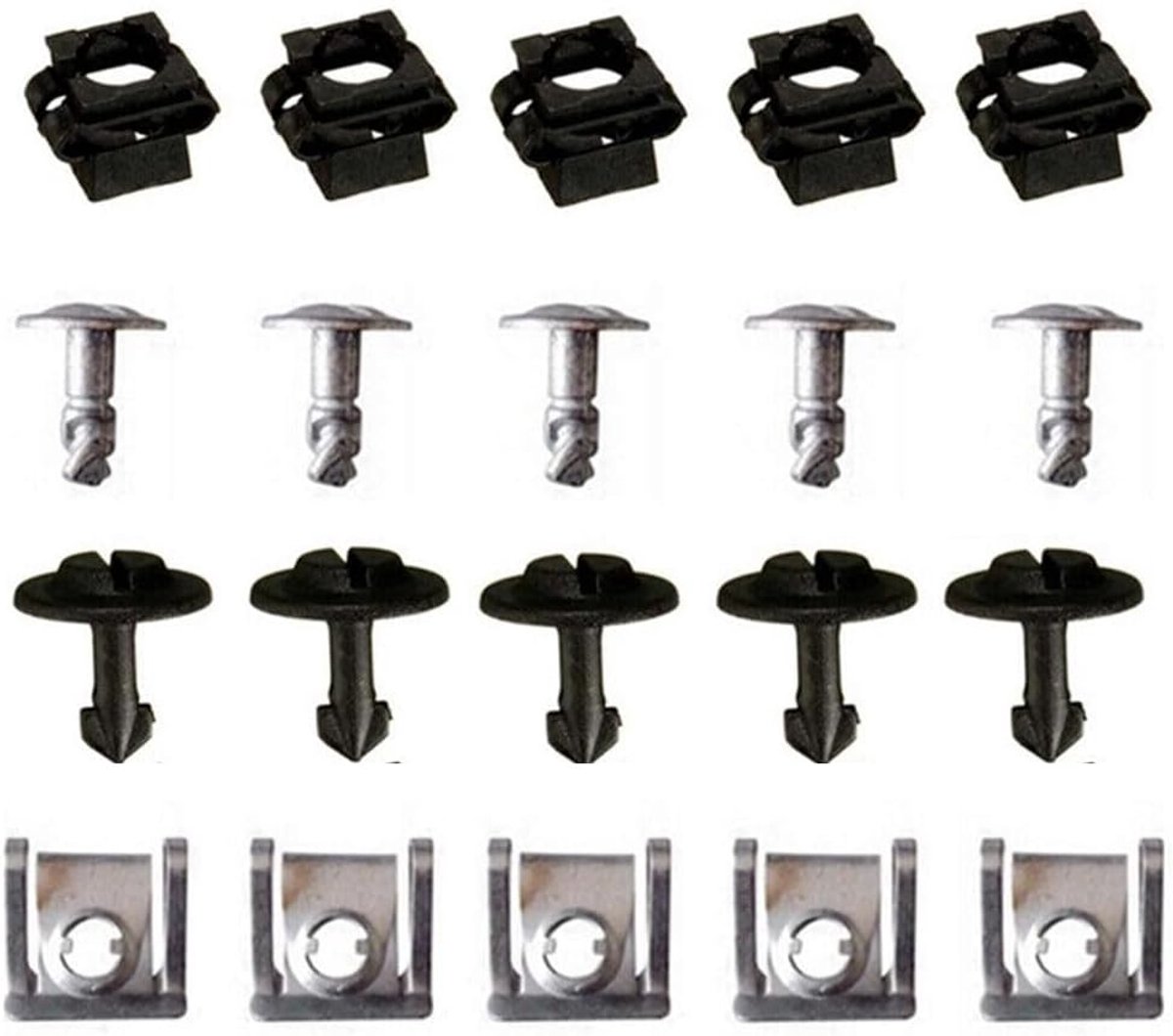 20 stuks onderrijbeveiliging motor mounting kit schroeven
