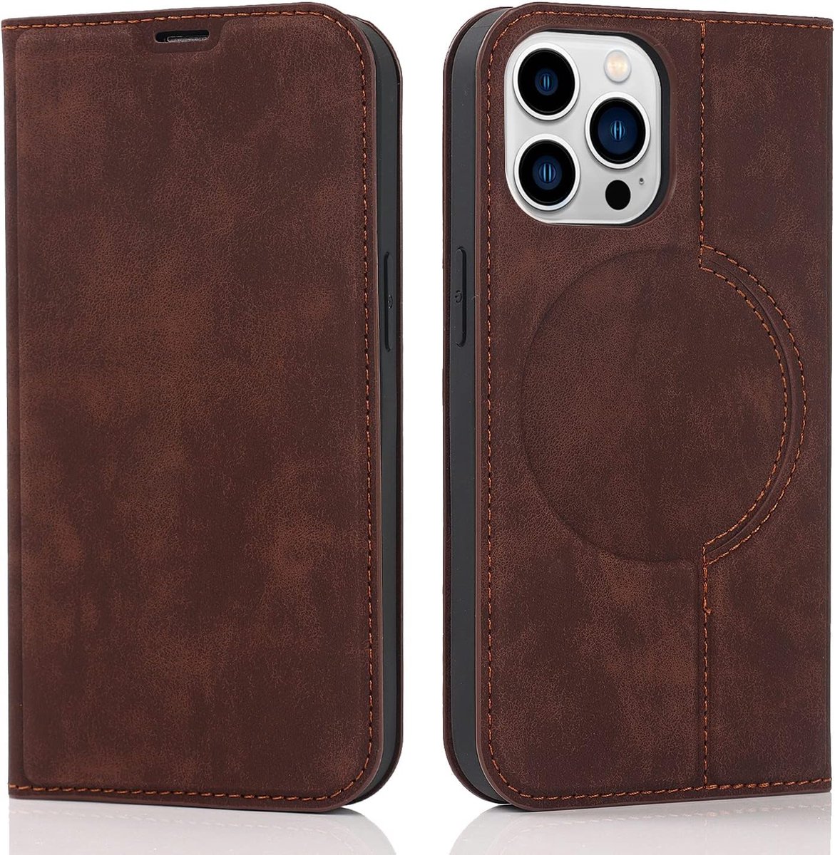 Portemonnee-hoesje voor iPhone 13 Max (6,7 inch), compatibel met