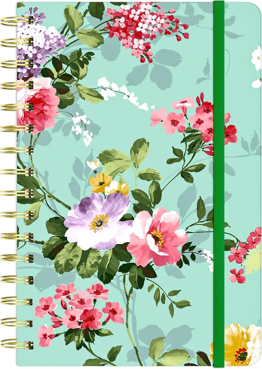 Journal Notebook, Hardcover gevoerd dagboek voor vrouwen, 21,3 x 15,2