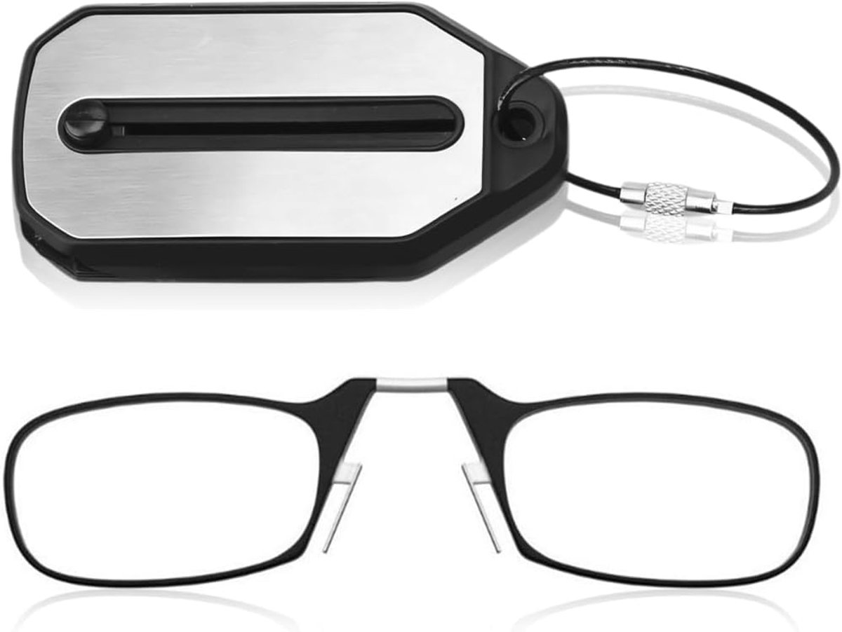Mini Reading Glasses Nose Clip Compact Vision Aid Mannen en Vrouwen