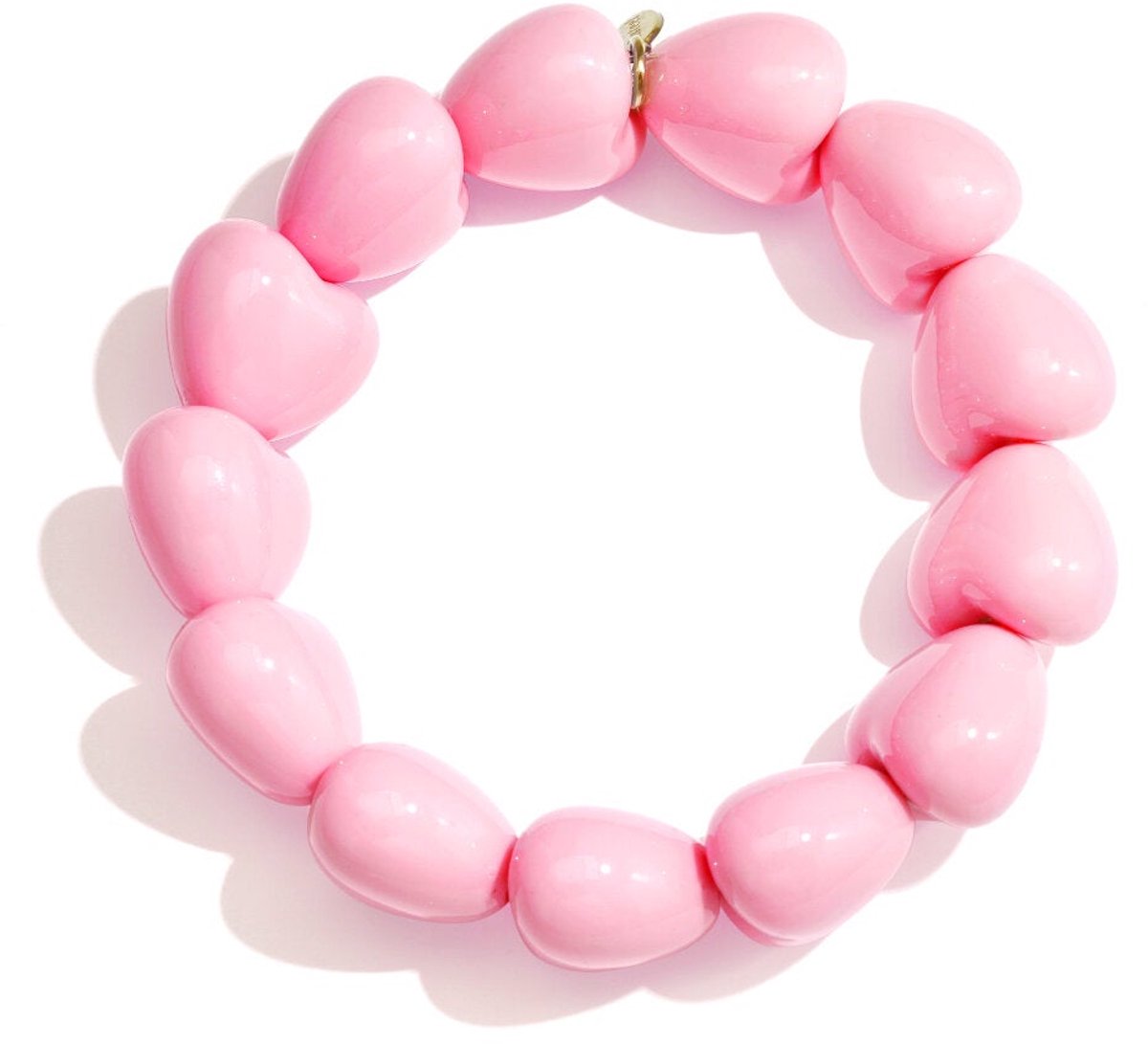 Heart - Kralen Armband - Hars - - Oranje