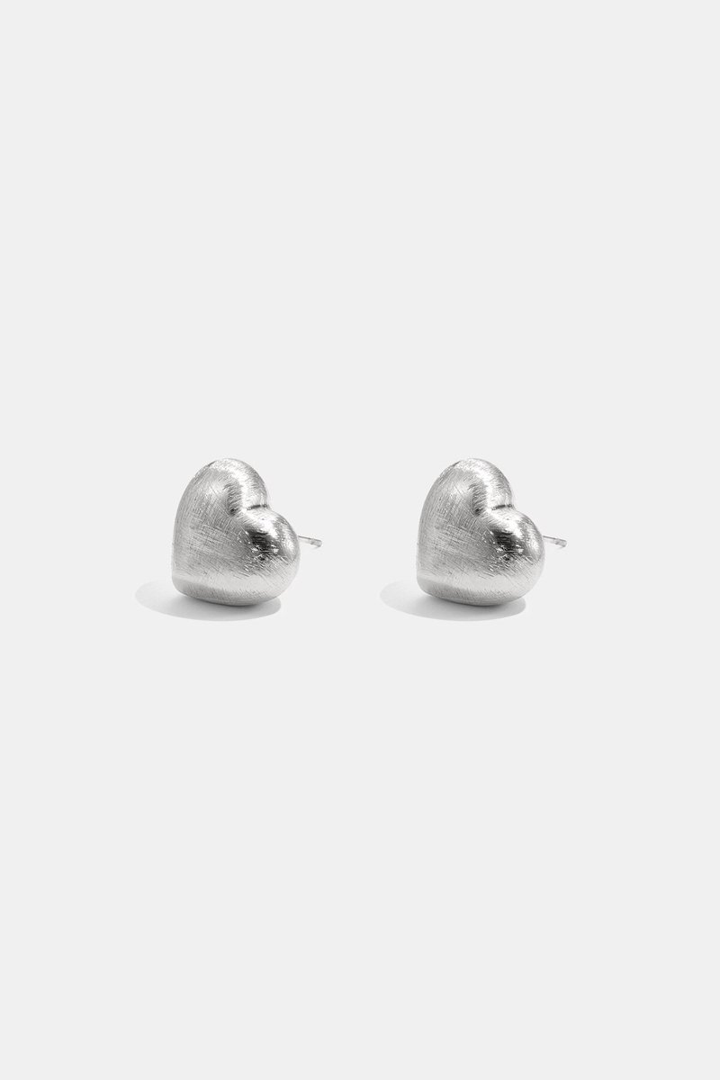 Elegant heart stud earrings for everyday wear - Goudkleur - Cadeau - Goudlief.nl