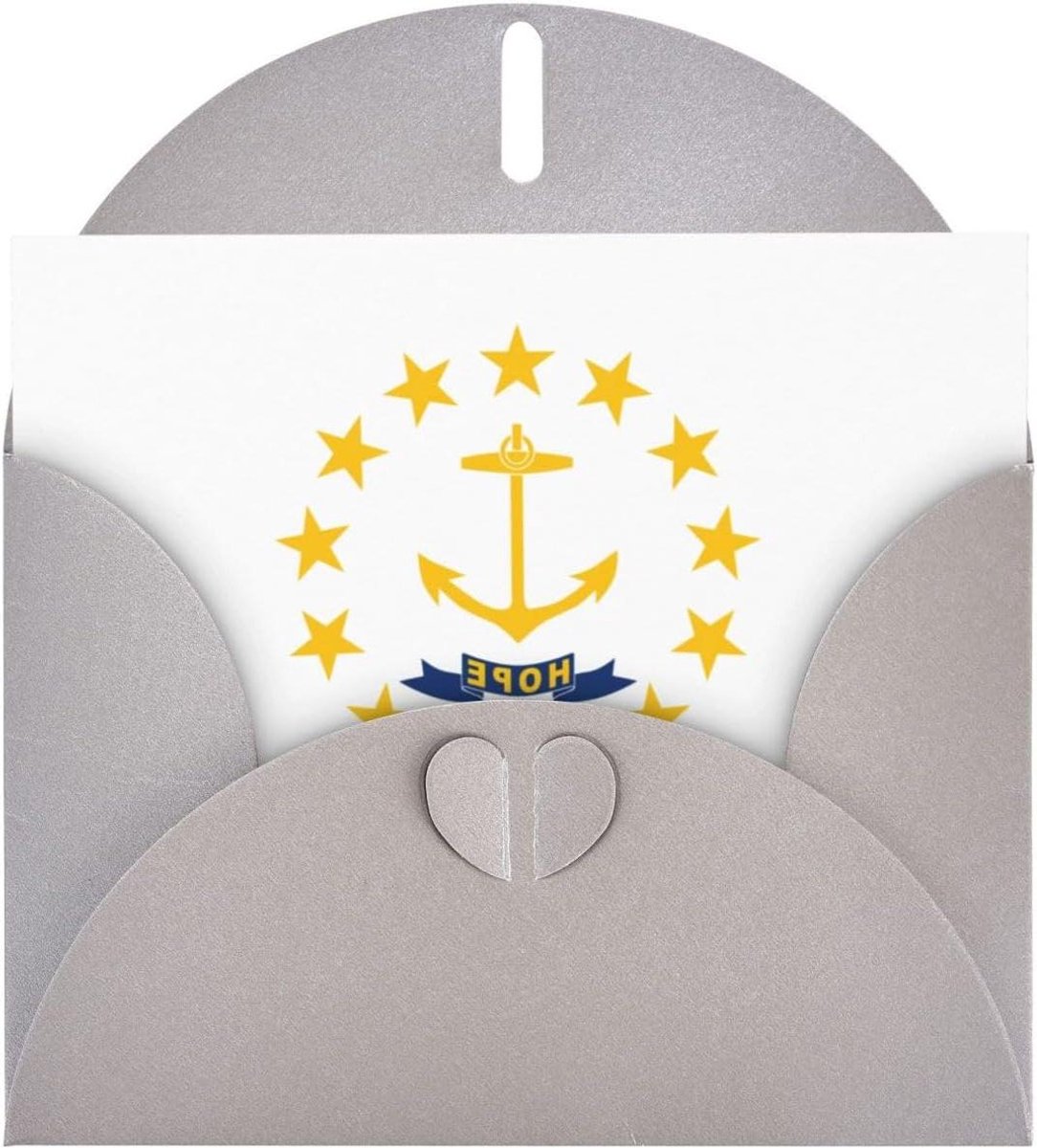 Wenskaart Set - Zegeningen Kaart Envelop - Feestelijke Gelegenheden - Parelmoer Effect - 15 cm x 10 cm - Grijs