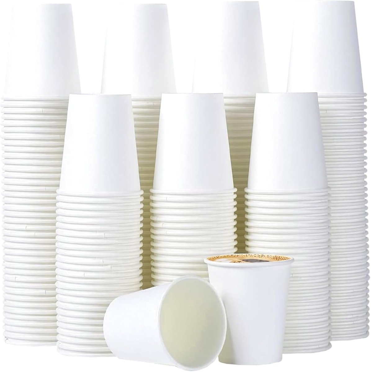 200 Kartonnen Bekers 30 ml, Kleine Papieren Koffiebekers voor
