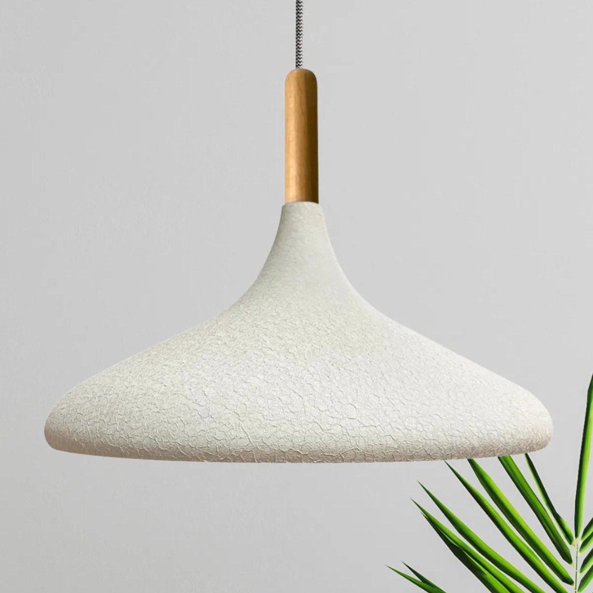 Bamyum Champion hanglamp, industriële Modern stijl, Ø35 cm, wit metalen lamp