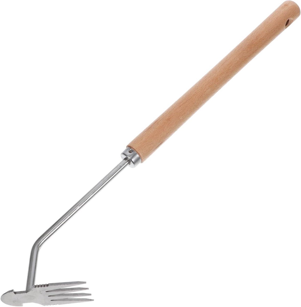 Onkruidhak Tuin - Onkruidwieder Hark - Onkruid Wieden - Roestvrij Staal Hout - 457 cm - Niet gespecificeerd