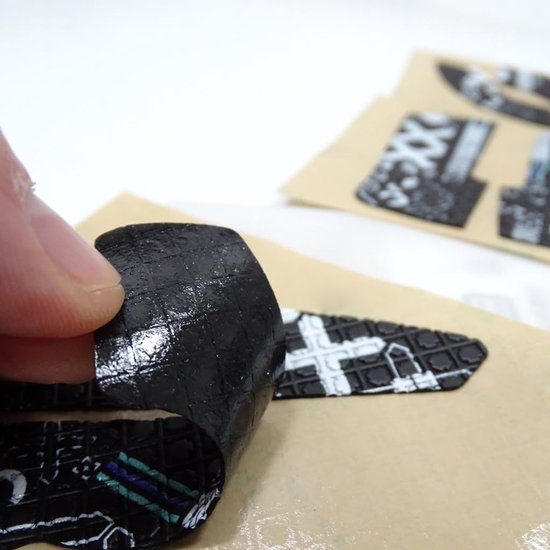 Muis Grip Tape - Antislip Stickers - Gaming Prestaties - Zweetafvoerend Ontwerp - Full Body Set - Zwart — afbeelding 3