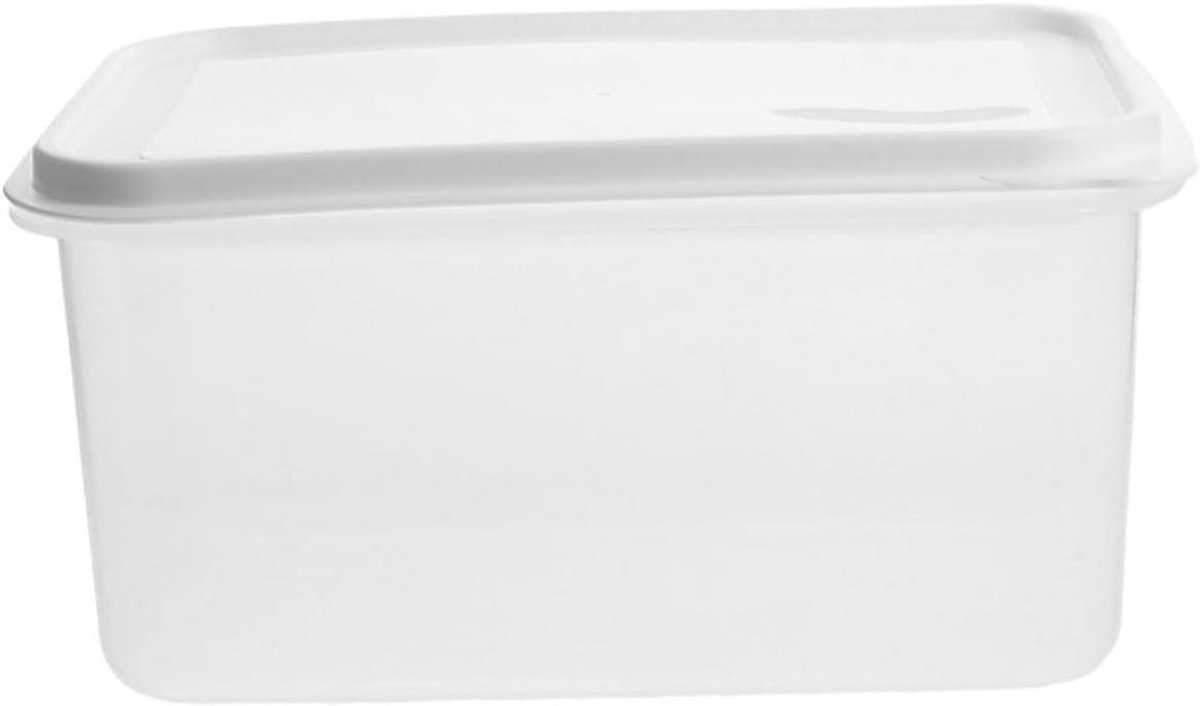 Deeg Rijscontainer - Deeg Opslag - Brood Bakken - Compact Ontwerp - 75 Liter - Transparant