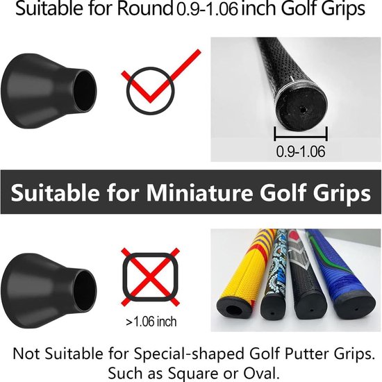 Golfbal Verzamelaar - Bal Opnemer - Oefendoelen Gazon - Handsfree Comfort - 4 Delig Set - Zwart — afbeelding 5