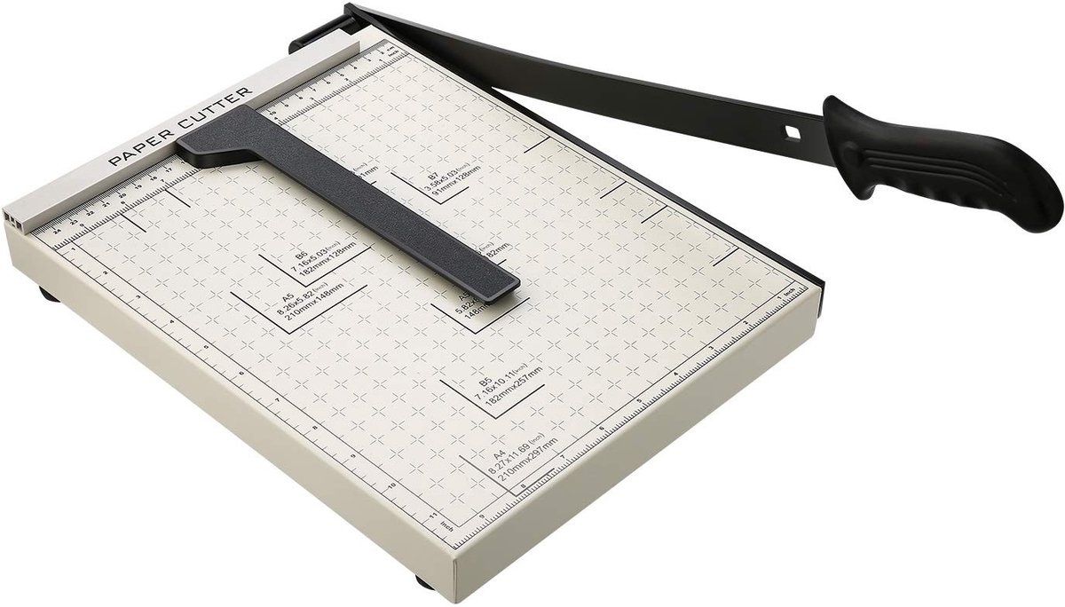 Omgoods - A4 Professionele Papier Snijmachine - Lever Cutter 47 cm voor School en Kantoor