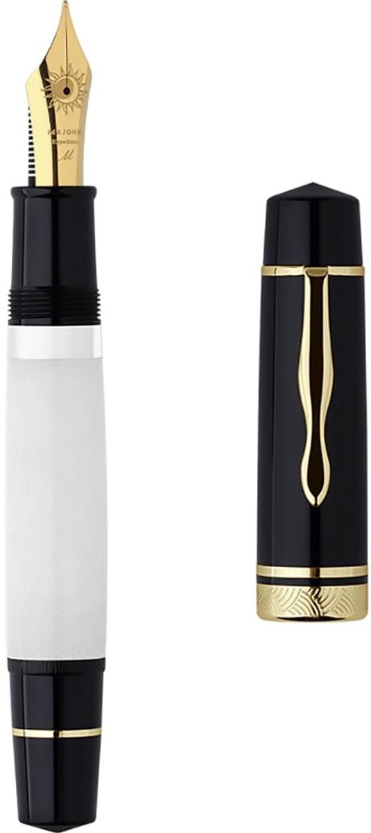 Omgoods - Majohn P139#8 Medium Nib Vulpen met Piston Systeem in Cadeaubox