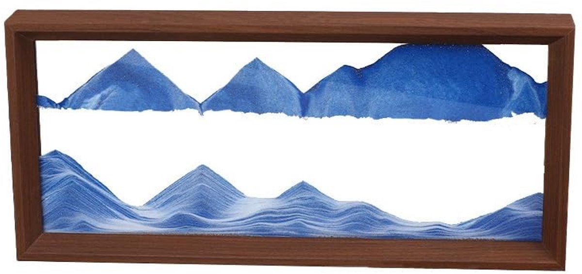 Omgoods - Beweegbare Zandkunst - 3D Uurglas Decoratie voor Thuis