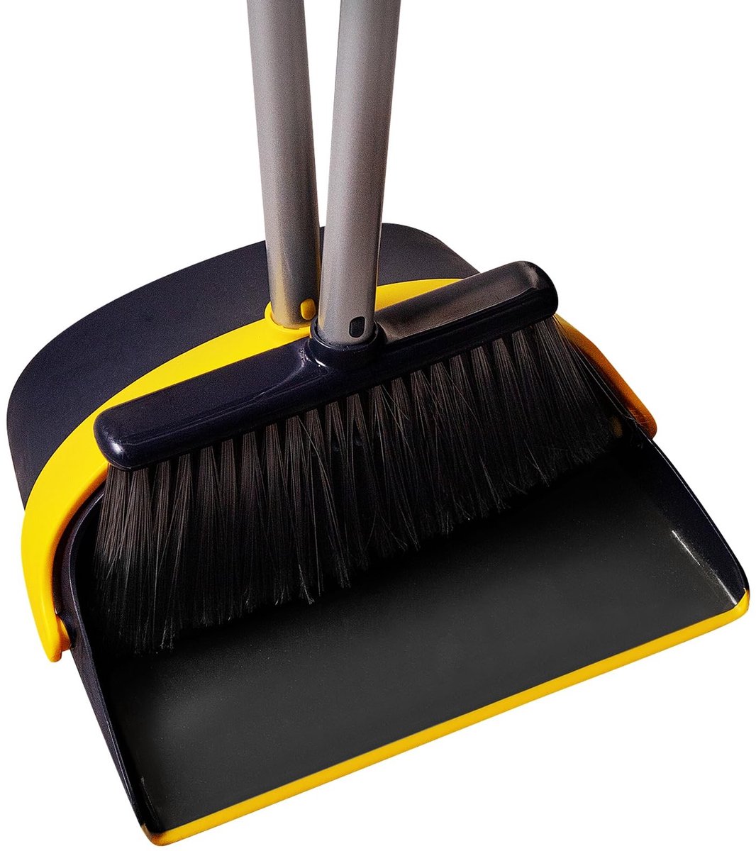 Omgoods - Broom and Sweeper Set met Combi-Rigid Borstels voor Efficiënt Vegen en Schoonmaken