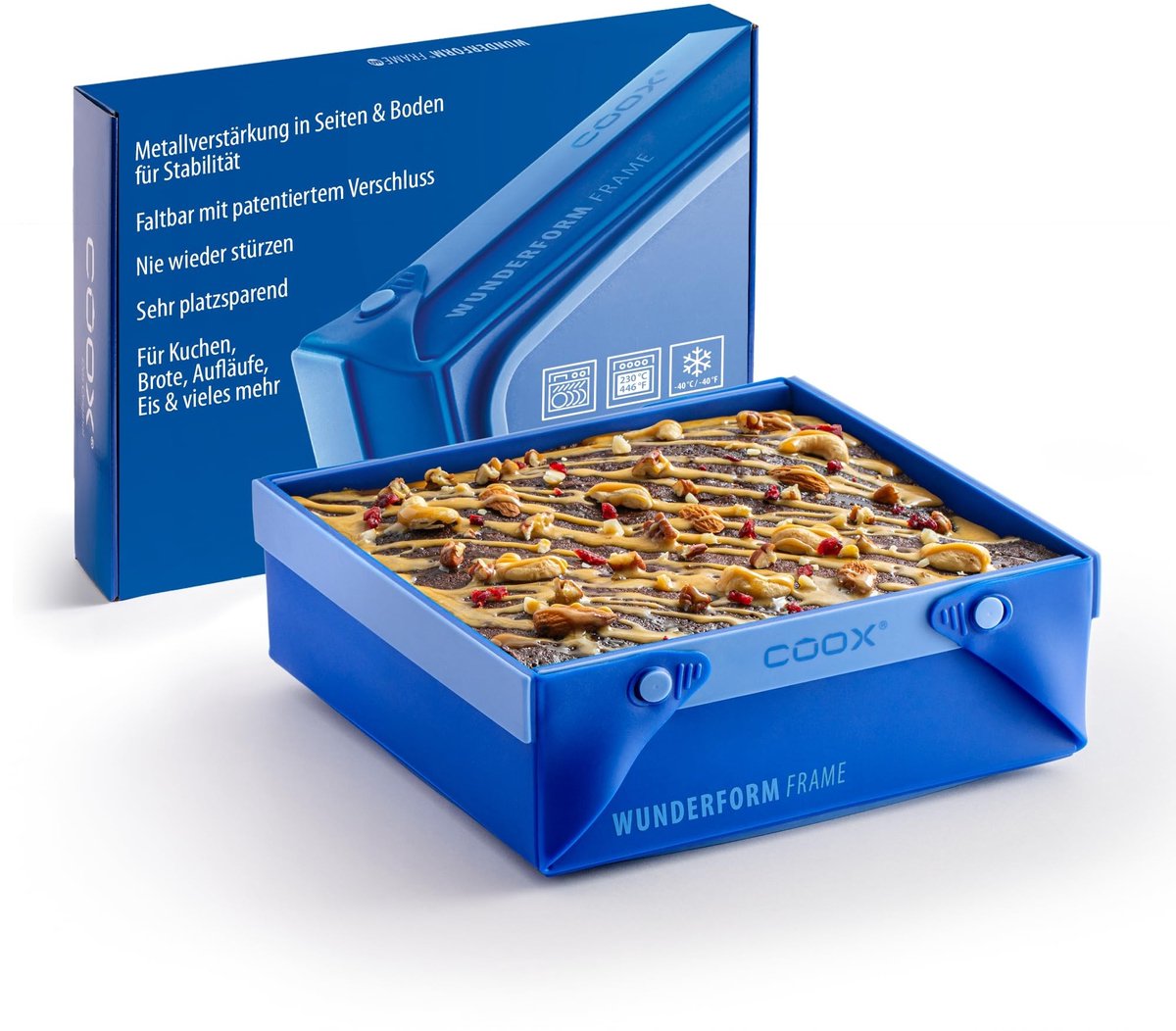 Omgoods - Vouwbare Silicone Bakvorm - Perfect voor Taarten en Brood in Blauw