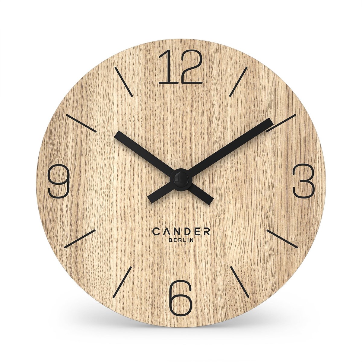 Omgoods - Cander Berlin 2712 D Tafelklok - 12 cm Vintage Houten Klok