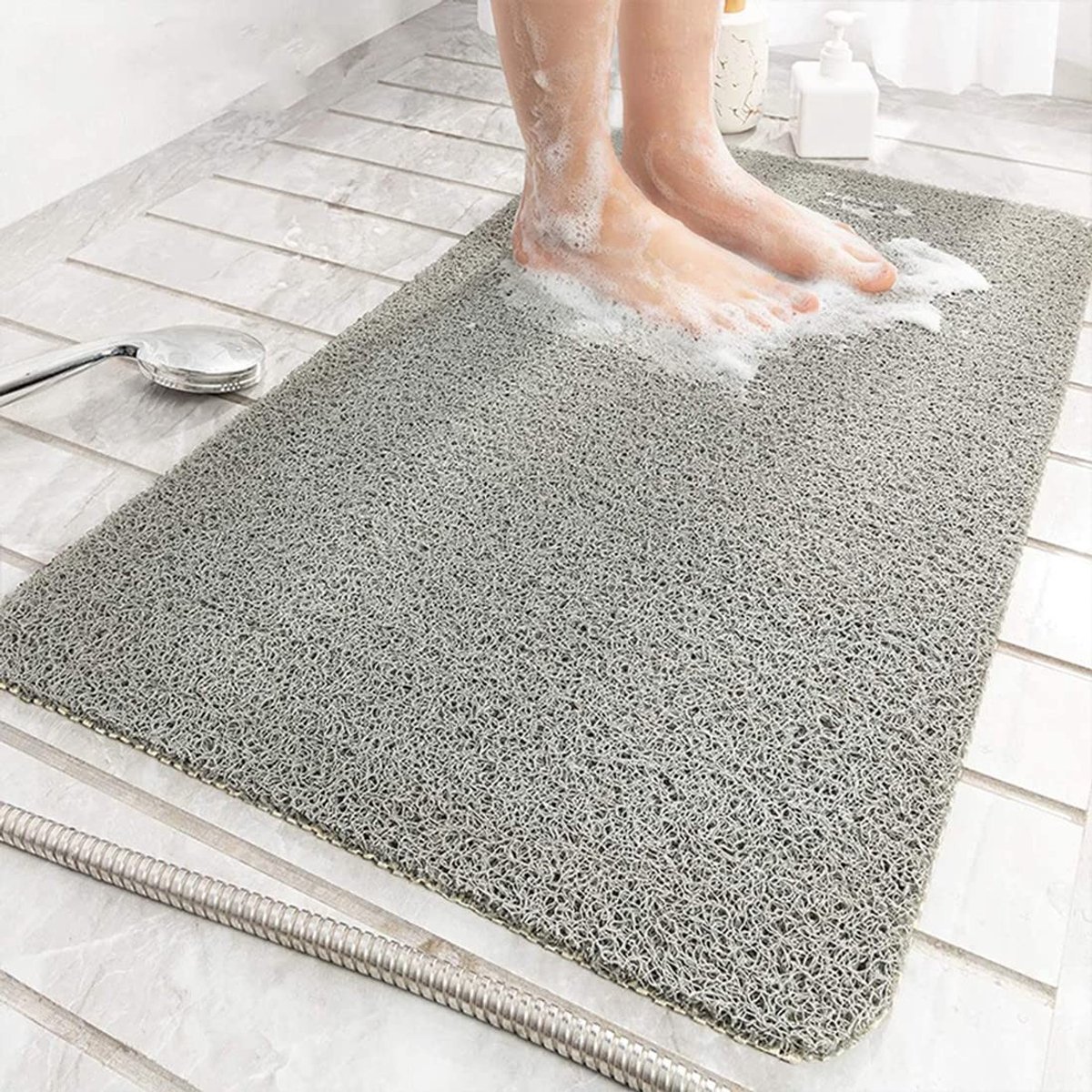 Omgoods - Antislip Badmat voor Binnen, 45 x 75 cm, Antibacterieel PVC, Zacht en Duurzaam