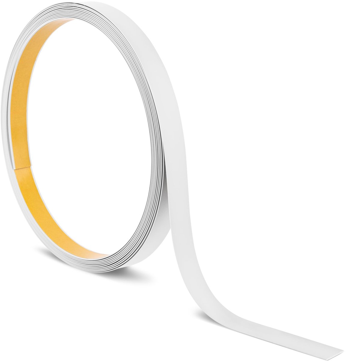 Omgoods - PVC Zelfklevende Moulding - Witte Decoratieve Strip van 10 m