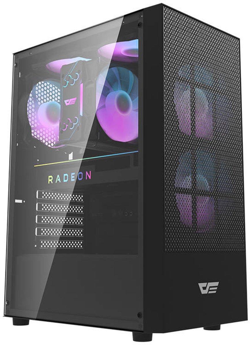 Darkflash A290 Computerbehuizing Voor Atx-Moeder Met Ventilatoren
