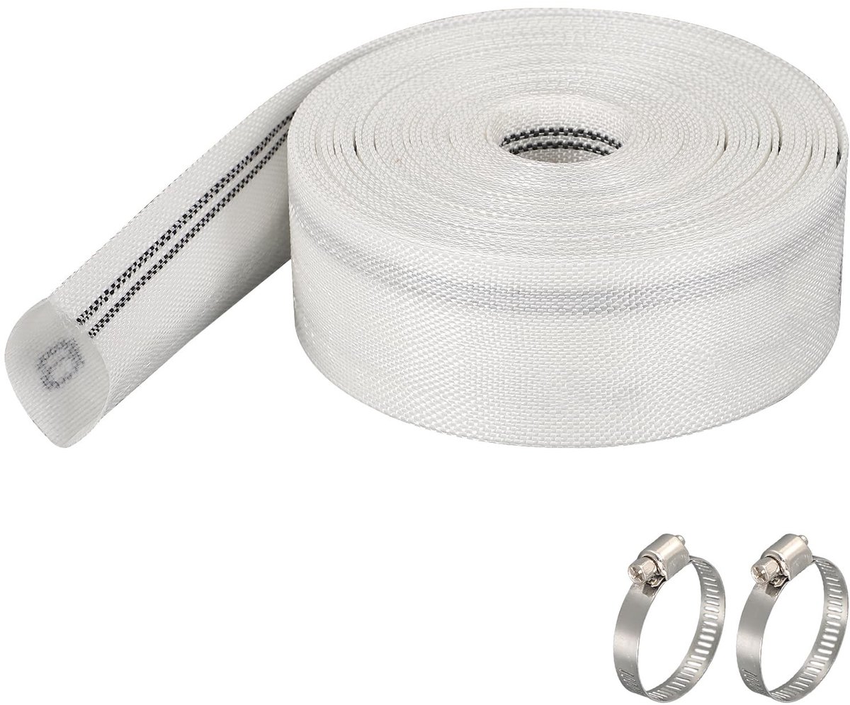 Omgoods - Tuinslang 10 m x 40 mm met Slangklem en Geweven Materiaal