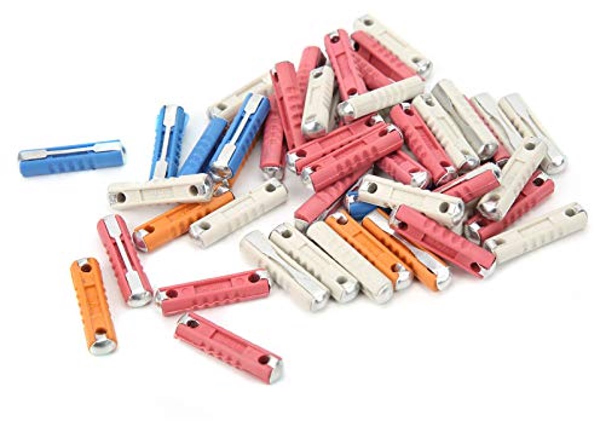 Zekering 50 STUKS 5A 8A 16A 25A Amp Europese Automotive Zekeringen Torpedo Klassieke Zekeringen Voor Oude Stijl Klassieke auto