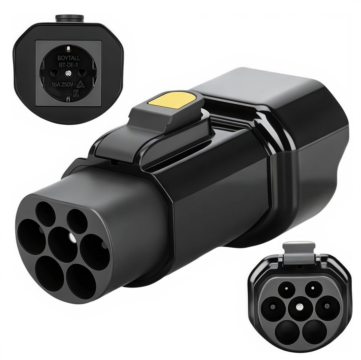 Omgoods - Azyvum Type 2 naar Schuko Adapter - 220V, 16A voor Elektrische Voertuigen