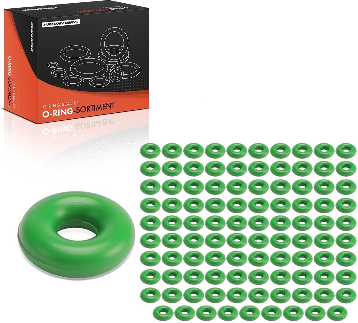 Omgoods - Airconditioning Reparatieset - Compatibel met Universele AC Systemen - 100 O-ringen
