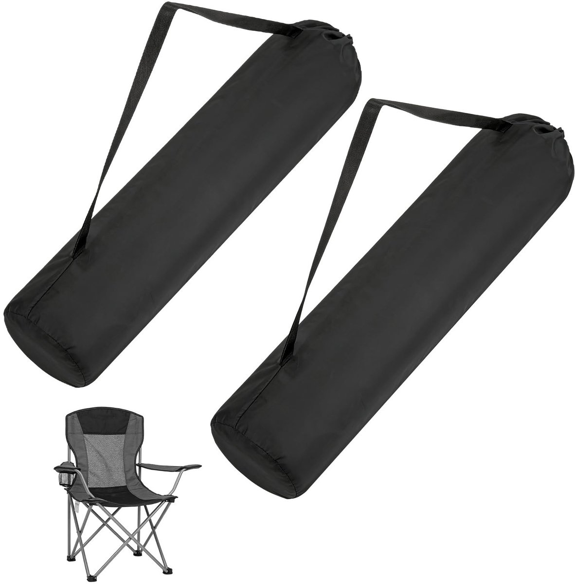 Omgoods - Camping Chair Replacement Bag - 2 Stuks Grote Opbergtassen voor Campingstoelen