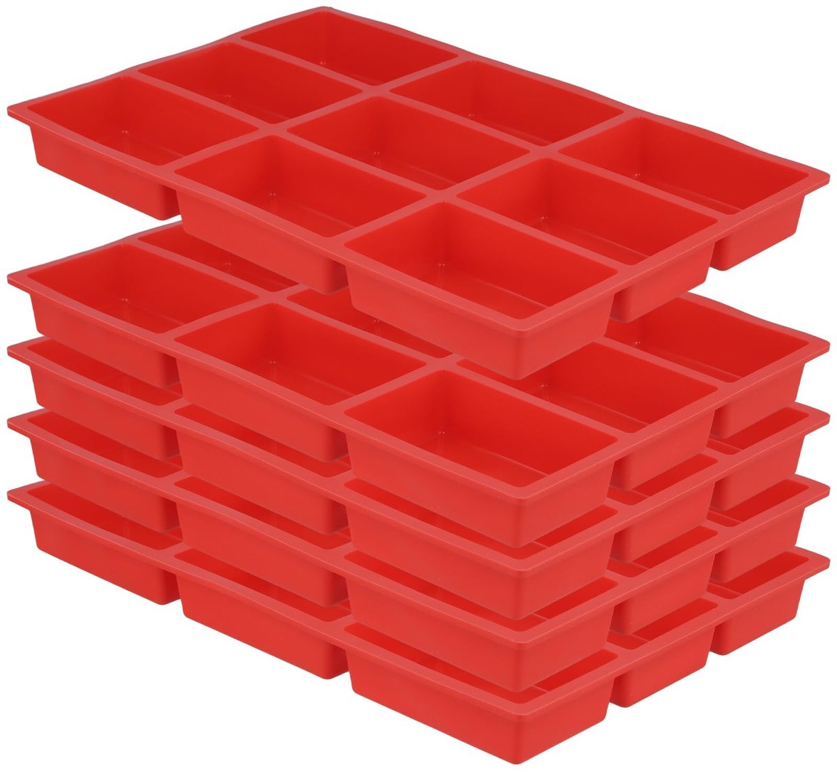 Omgoods - 5 Stuks Silicone Mini Broodpannen - Non-Stick Bakvorm voor Mini Taarten en Brood