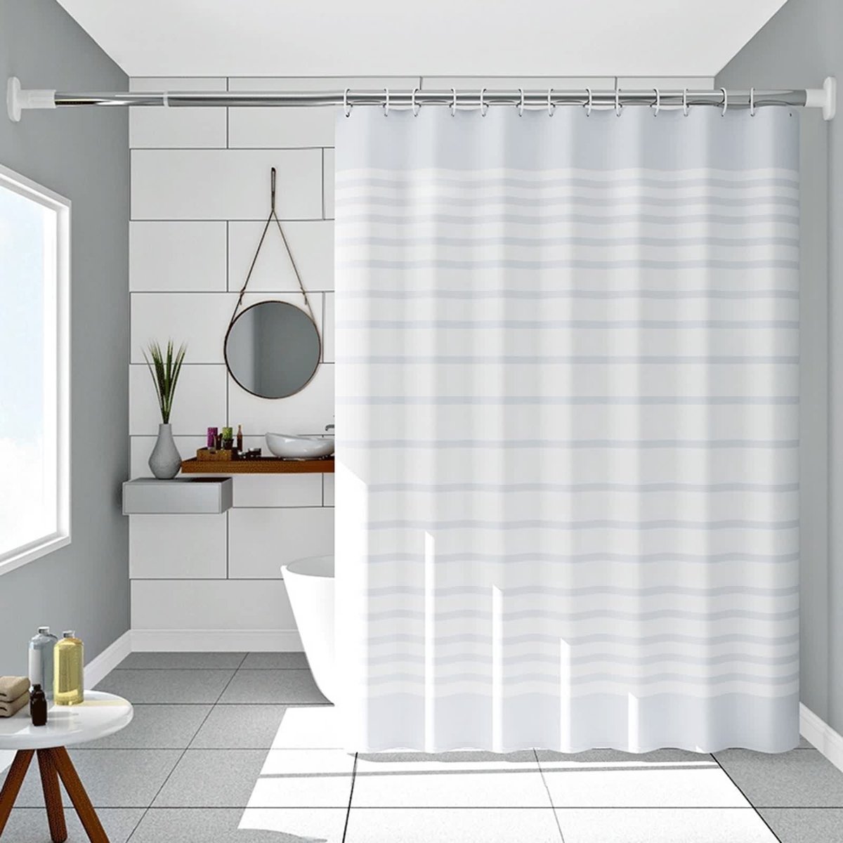Omgoods - Mildew Bestendig Douchegordijn 120x180 cm van PEVA