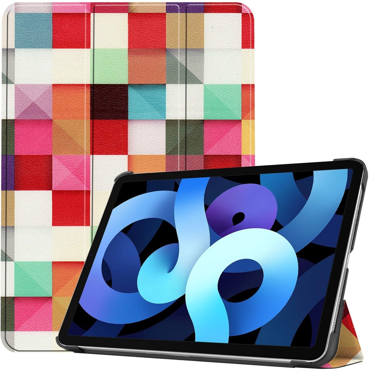 Omgoods - Smart Cover Hoes voor iPad Air 4 - Met Standfunctie en Auto Sleep/Wake